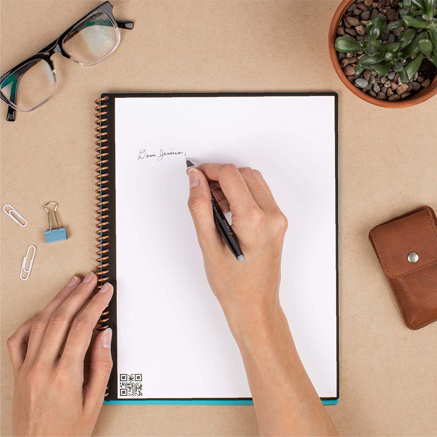 Rocketbook smart reusable notebook petagadget