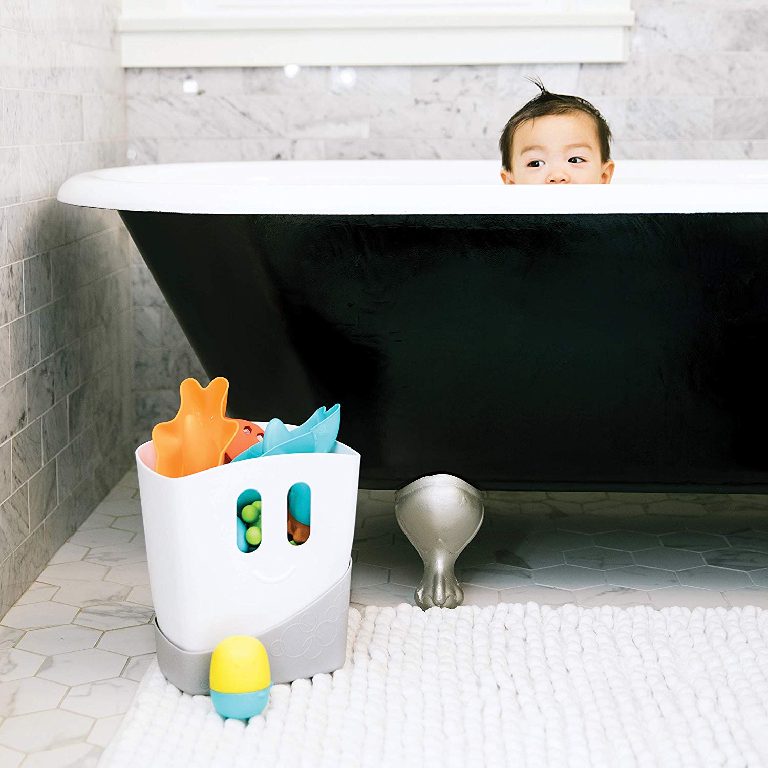 corner bath toy organizer
