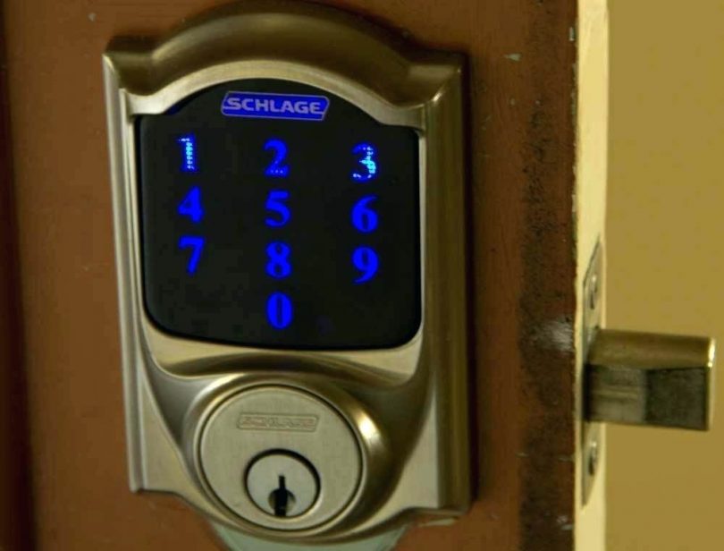 Schlage Z-Wave Connect Camelot Touchscreen Deadbolt with Built-In Alarm