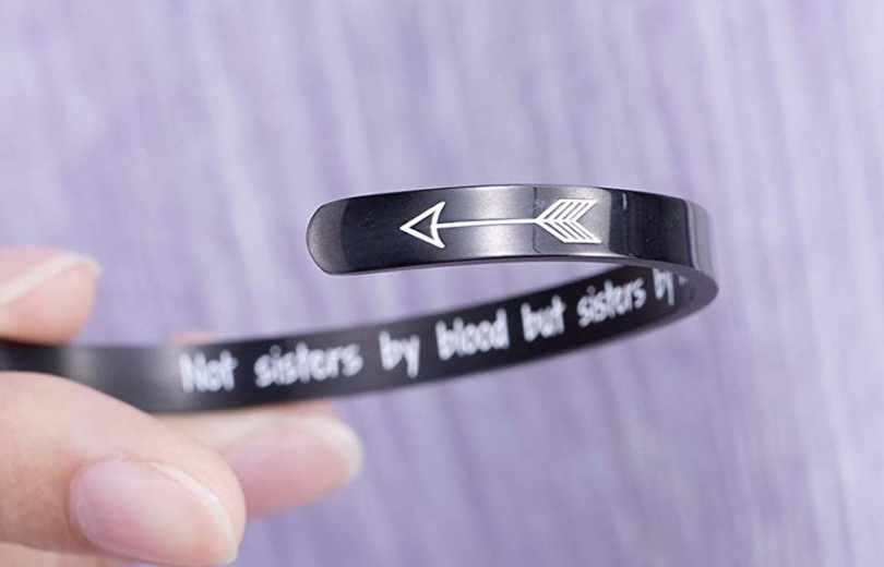 Cuff Bangle Bracelet You Are Braver than You Believe Stainless Steel Inspirational Jewelry