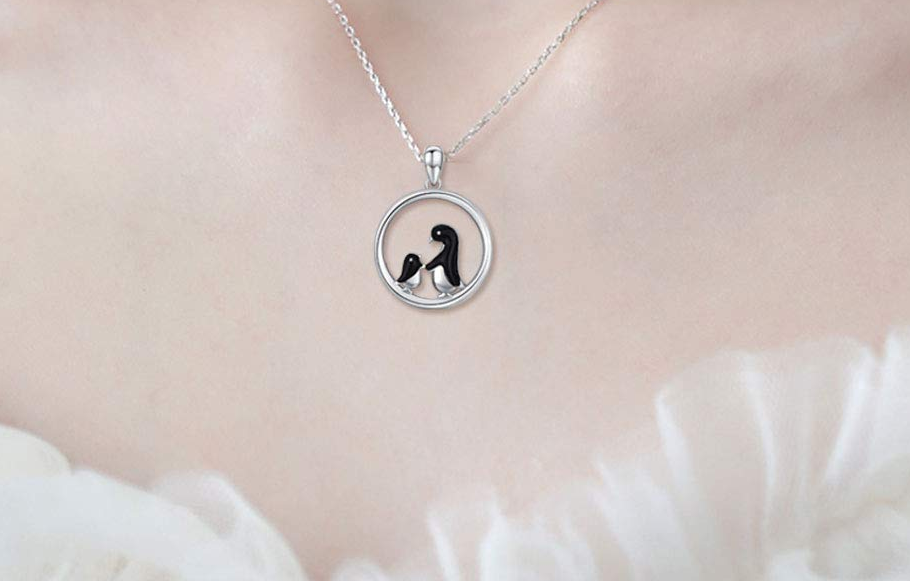 JUSTKIDSTOY Penguin Necklace for Women