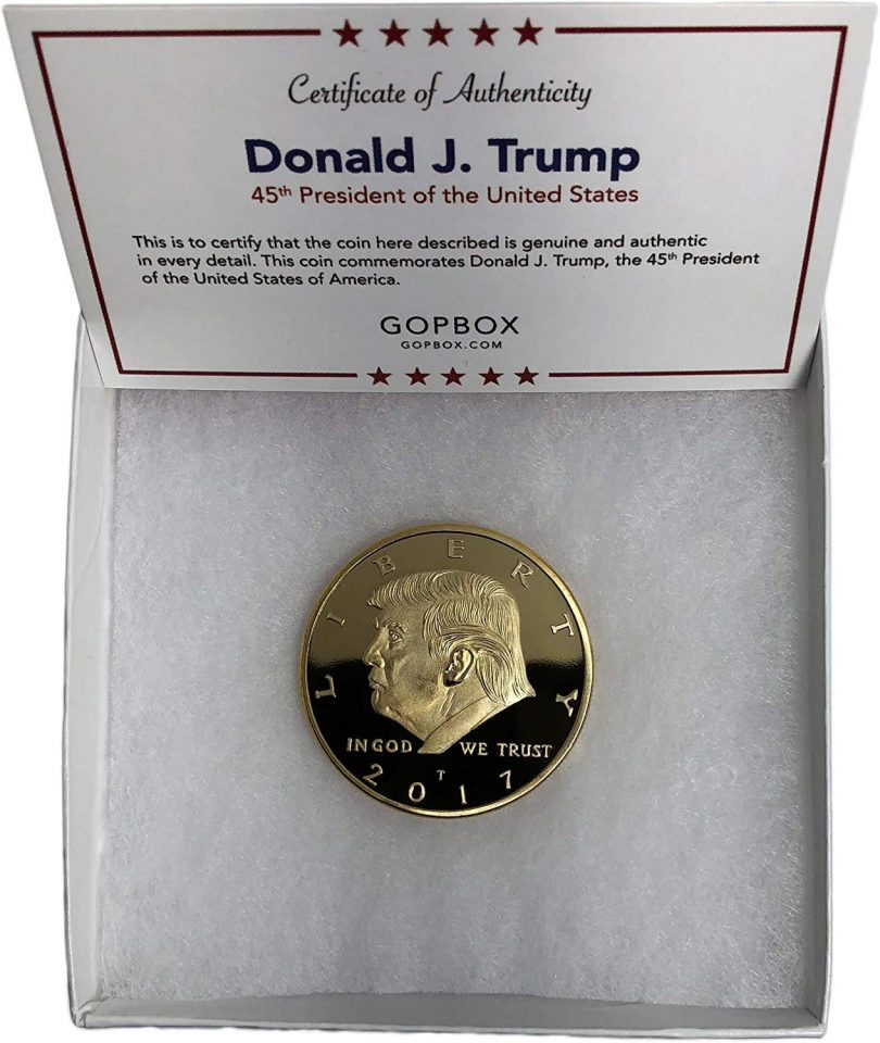 Donald Trump Gold Coin