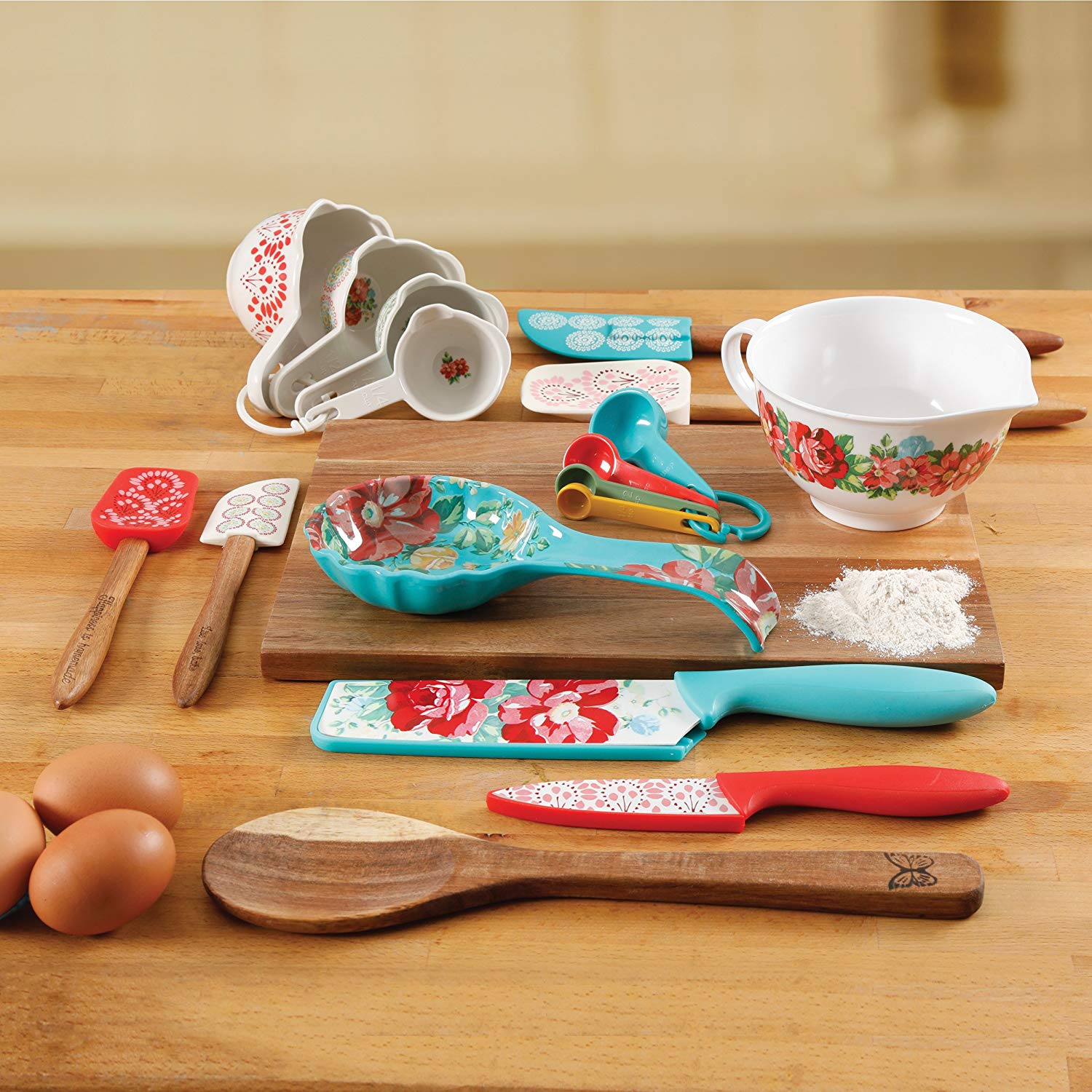 The Pioneer Woman 20 Piece Kitchen Gadget Utensil Set