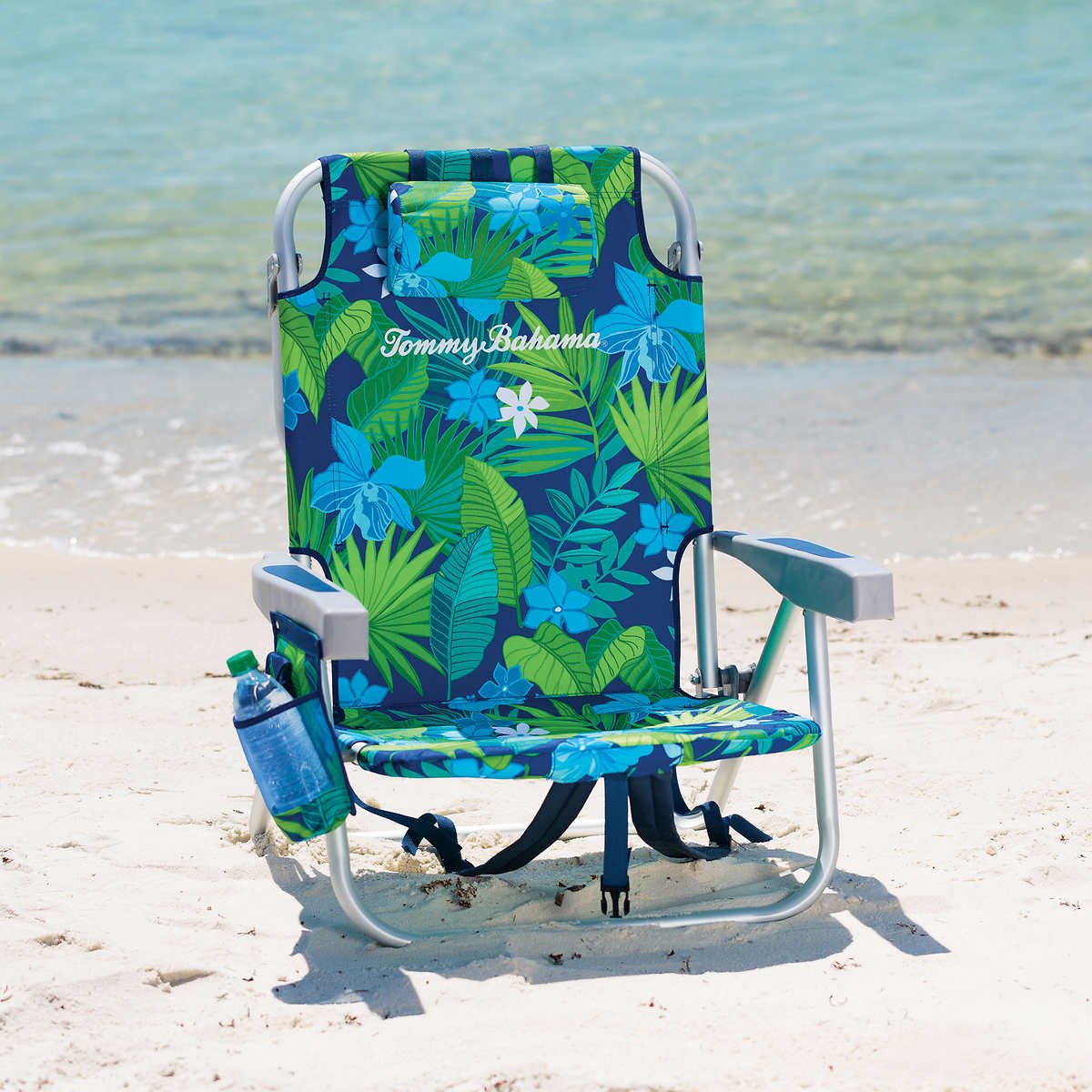 Tommy Bahama 2016 Backpack Cooler Chair with Storage Pouch and Towel Bar