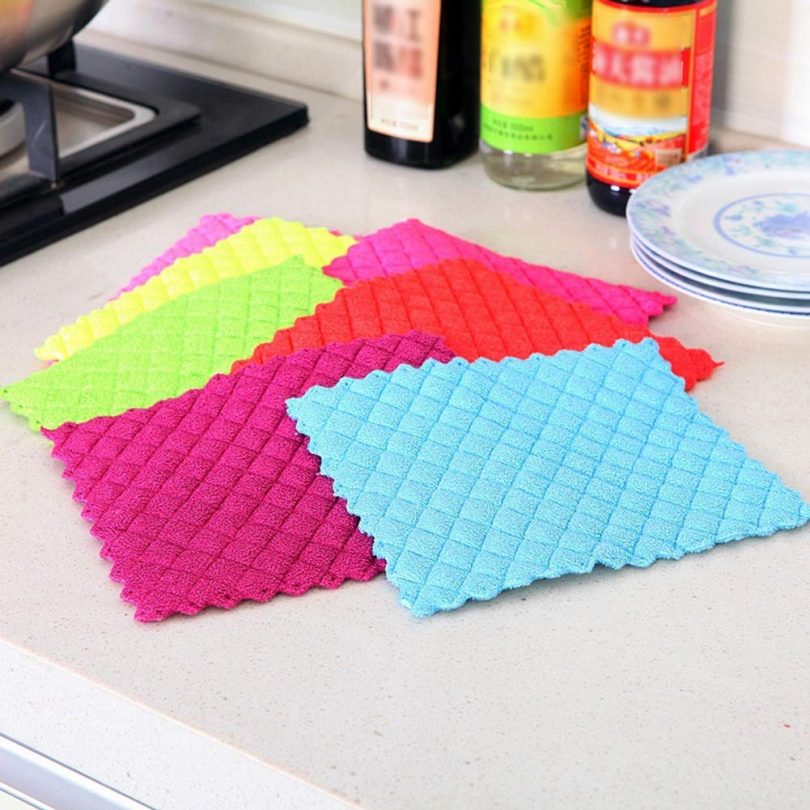 Cleaning Cloth Suqare Shape Tools Eco-Friendly
