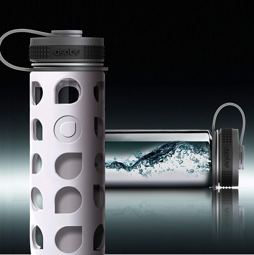 Asobu Nature’s Way 20oz Eco Friendly Wide Mouth Glass Water Bottle BPA Free