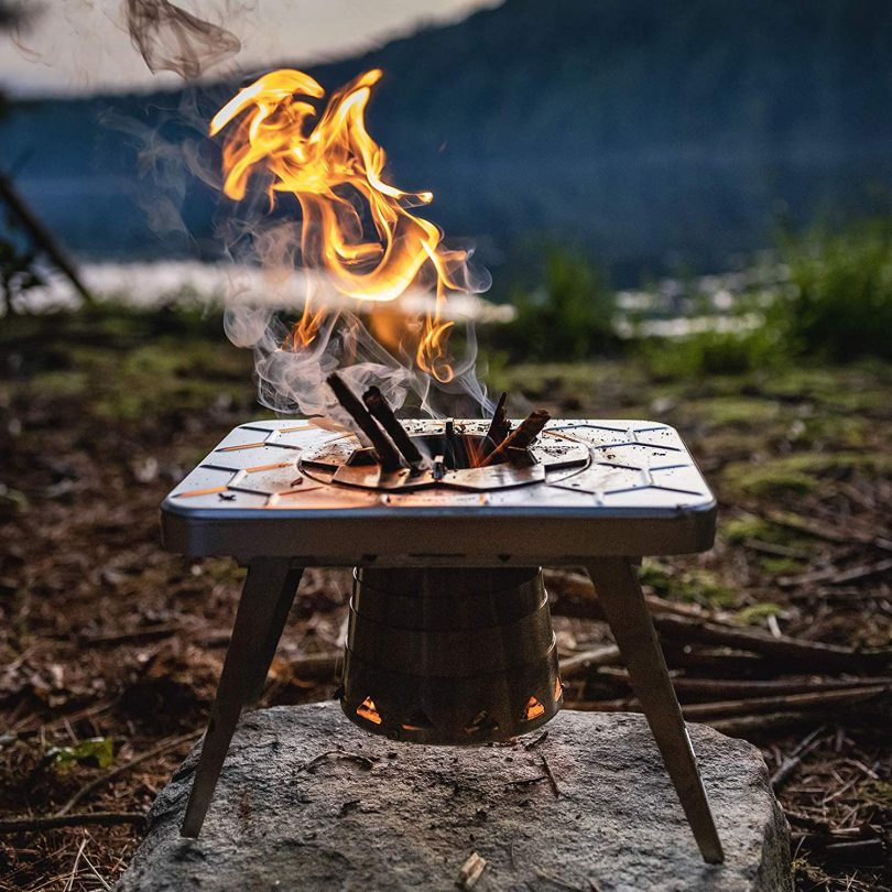 nCamp Wood Burning Camping Stove