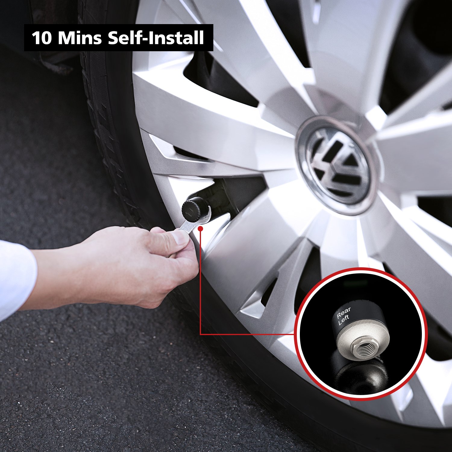 nonda ZUS AccurateTemp Smart Tire Safety Monitor