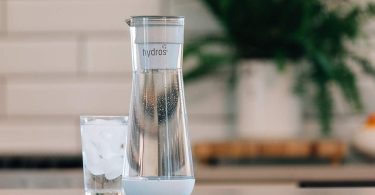 Hydros 5-Cup Water Filter Carafe Powered by Fast Flo Tech