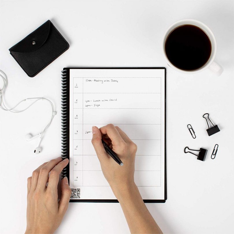 Rocketbook fusion smart reusable notebook petagadget
