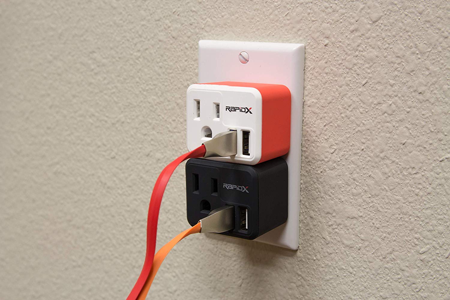 PowX2 Wall Outlet with 2 USB Ports