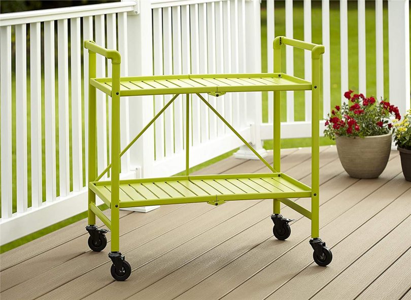 Cosco Outdoor Living Indoor/Outdoor Folding Serving Cart