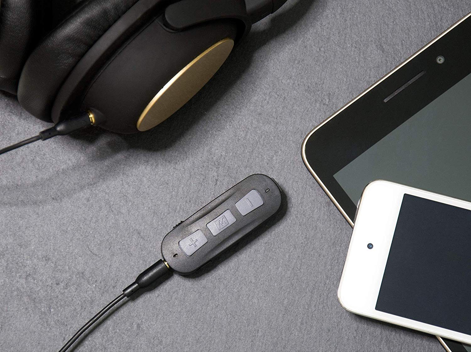 MEE audio BTR Bluetooth Wireless Audio Receiver Adapter with Cinemaear Audio Enhancement Technology