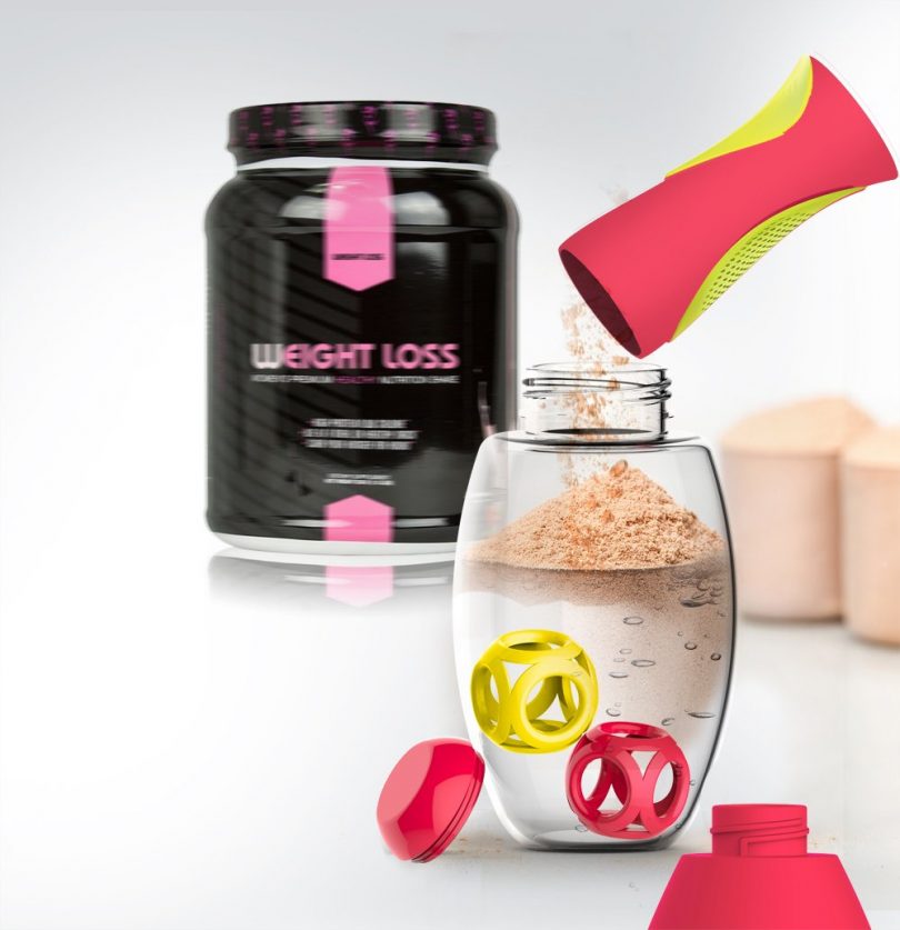 Asobu Samba Shaker Protein/Sport Hydration Powder Bottle
