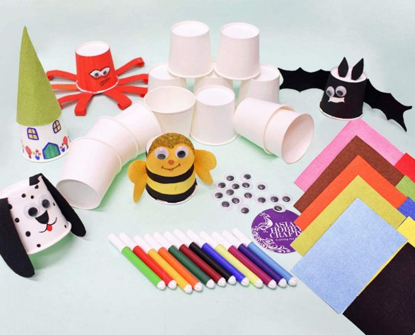 Asian Hobby Crafts Paper Cup Craft Kit