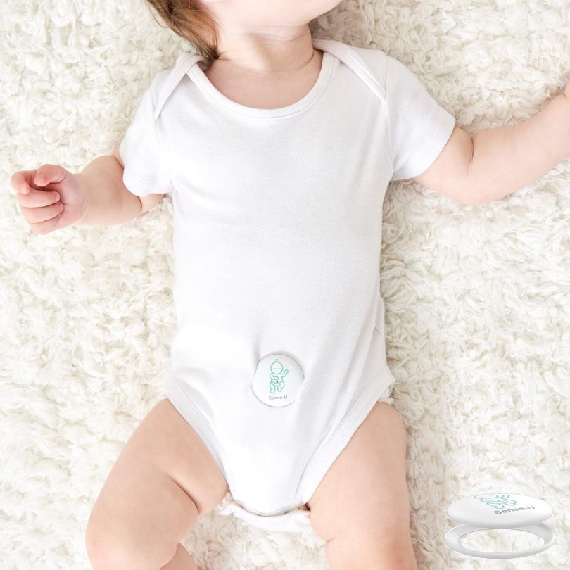 Sense-U Baby Breathing & Rollover Movement Monitor with a Free Swaddle
