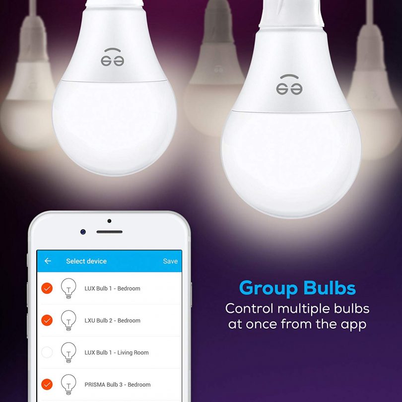 Geeni Lux 1050 A21 Smart Wi-Fi LED Tunable White Light Bulb