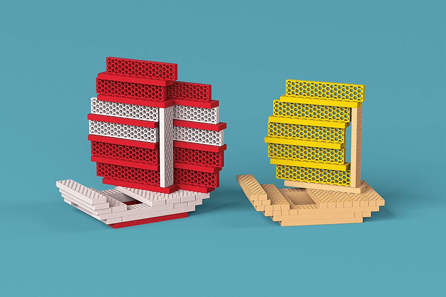 Tegu 120 Piece Perfect Blocks Building Set