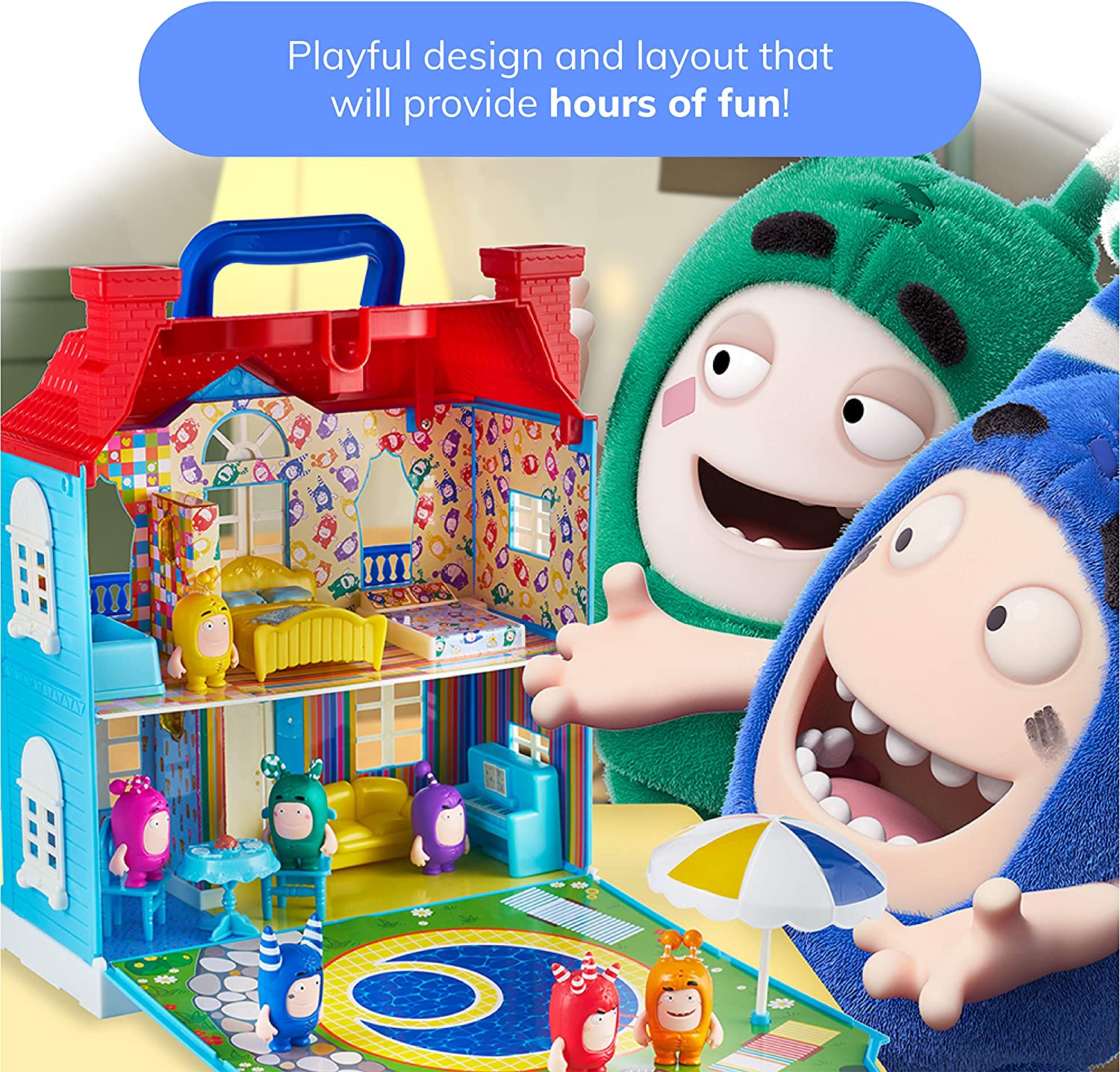 ODDBODS Playset with House for Kids