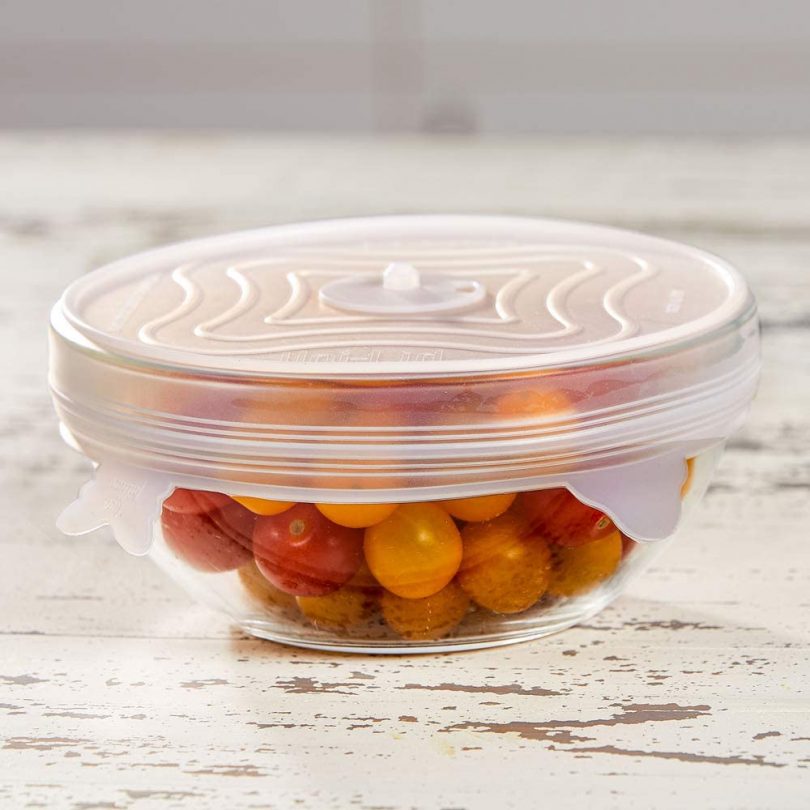 UniLid Silicone Stretch Lids by Copper Chef Expandable