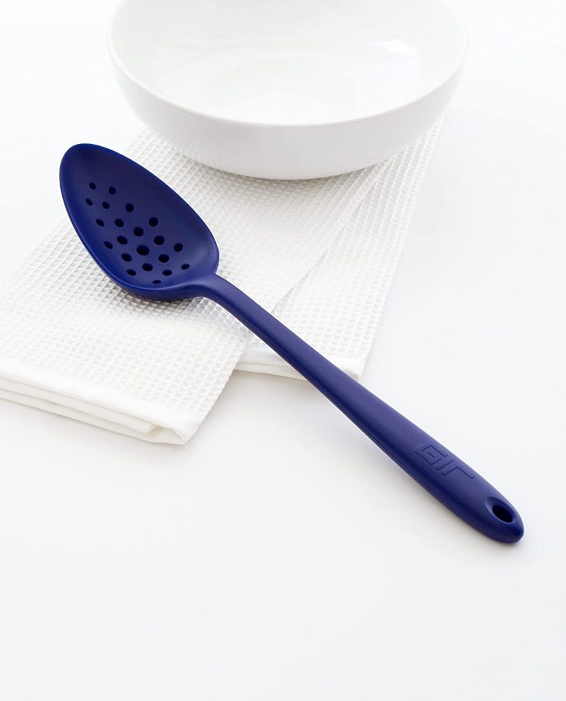 GIR: Get It Right GIRSNH316NVY Premium Silicone Ultimate Perforated Spoon