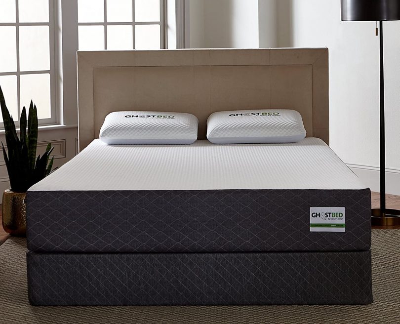 GhostBed King Gel Memory Foam Mattress & 2 GhostPillows