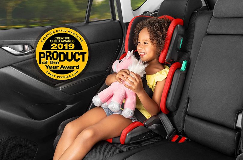 hifold fit-and-fold highback booster car seat