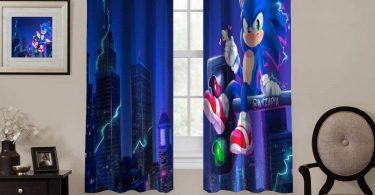 NineThing Window Blackout Curtains,Sonic The Hedgehog