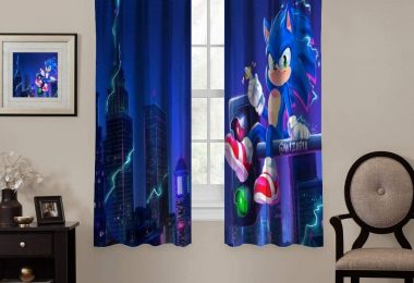 NineThing Window Blackout Curtains,Sonic The Hedgehog