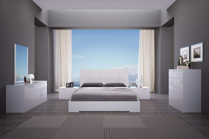 Whiteline Contemporary Modern Anna Bed