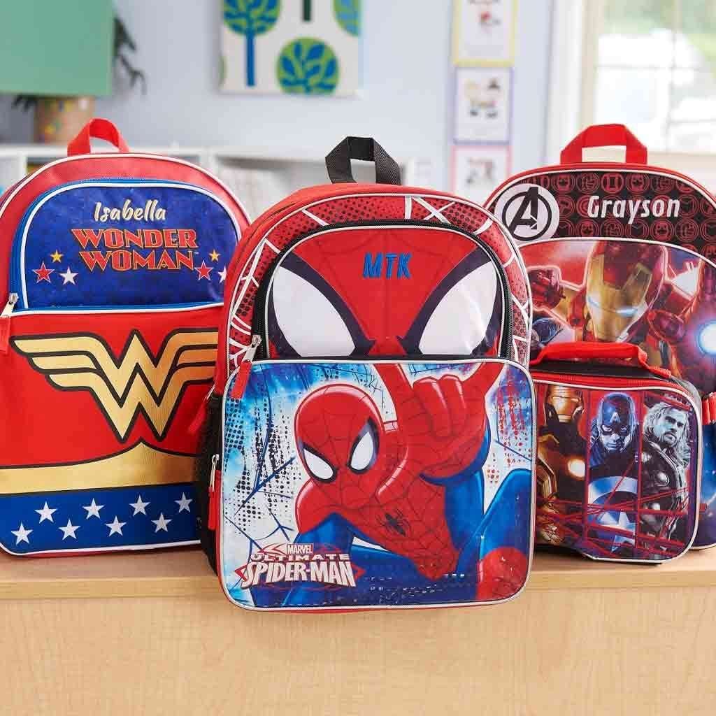 Personalized Superhero Backpacks