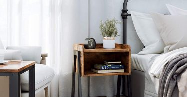 VASAGLE Industrial Nightstand