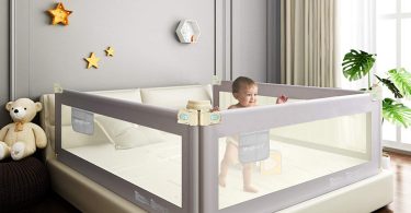 Foldable Crib Rail Guard for Baby