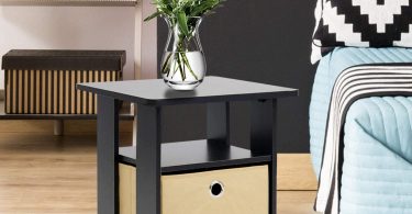 Furinno End Table Bedroom Night Stand