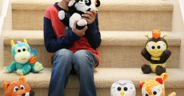 Animoodles Magnetic Jada Panda Stuffed Animal Plush