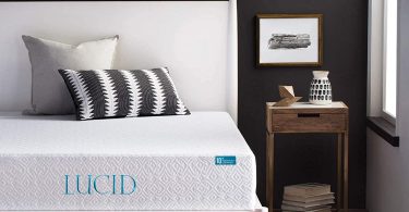 LUCID 10 Inch 2019 Gel Memory Foam Mattress