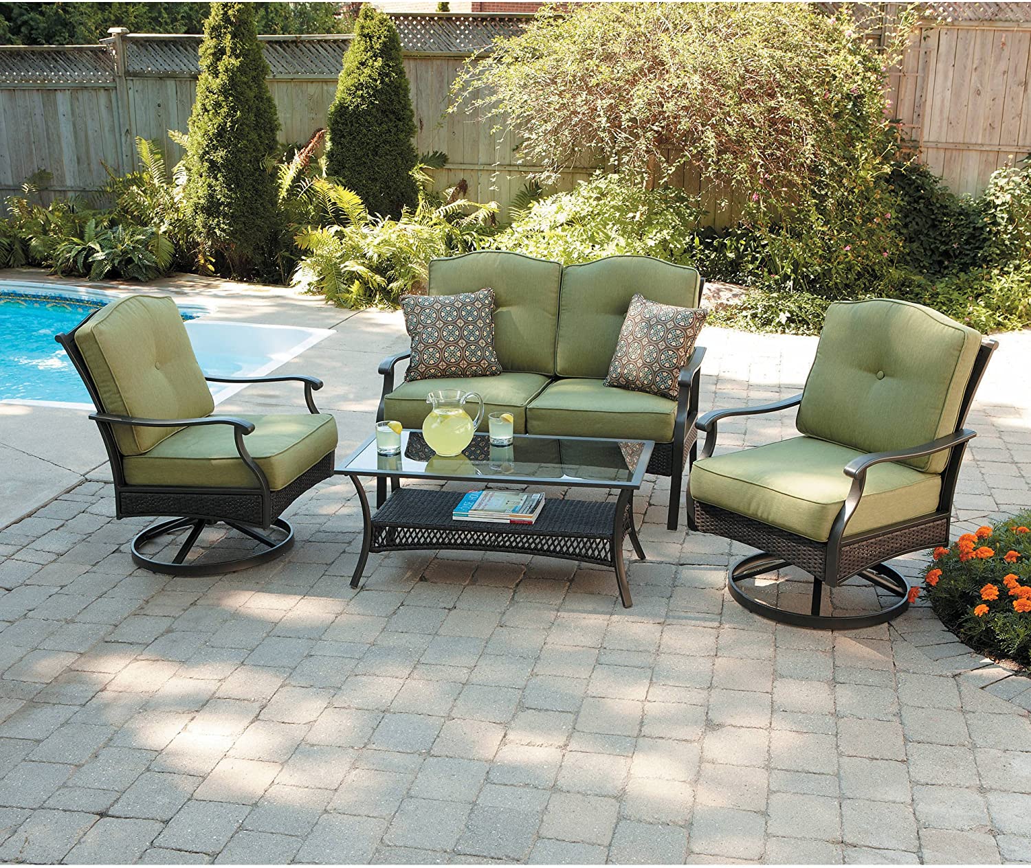 Better Homes and Gardens Providence 4-Piece Patio Conversation Set