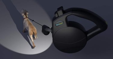 Retractable Leash for Dogs, with 360 Degree Automatic Light