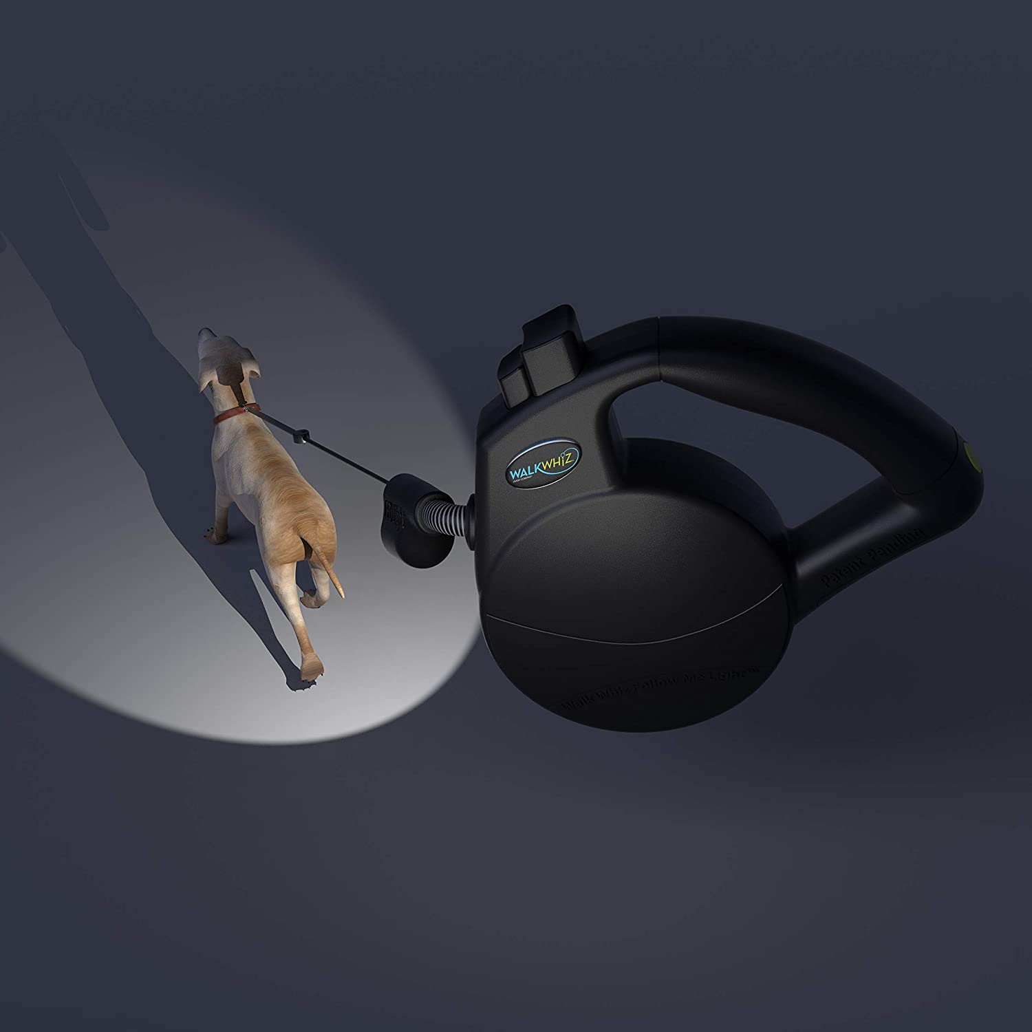 Retractable Leash for Dogs, with 360 Degree Automatic Light