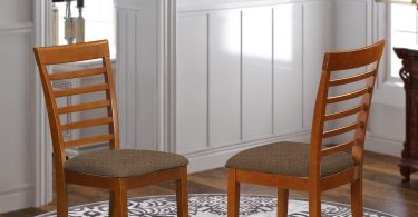 East West Furniture MLC-SBR-C Milan kitchen chairs