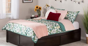 Atlantic Furniture Concord Platform 2 Urban Bed Drawers,