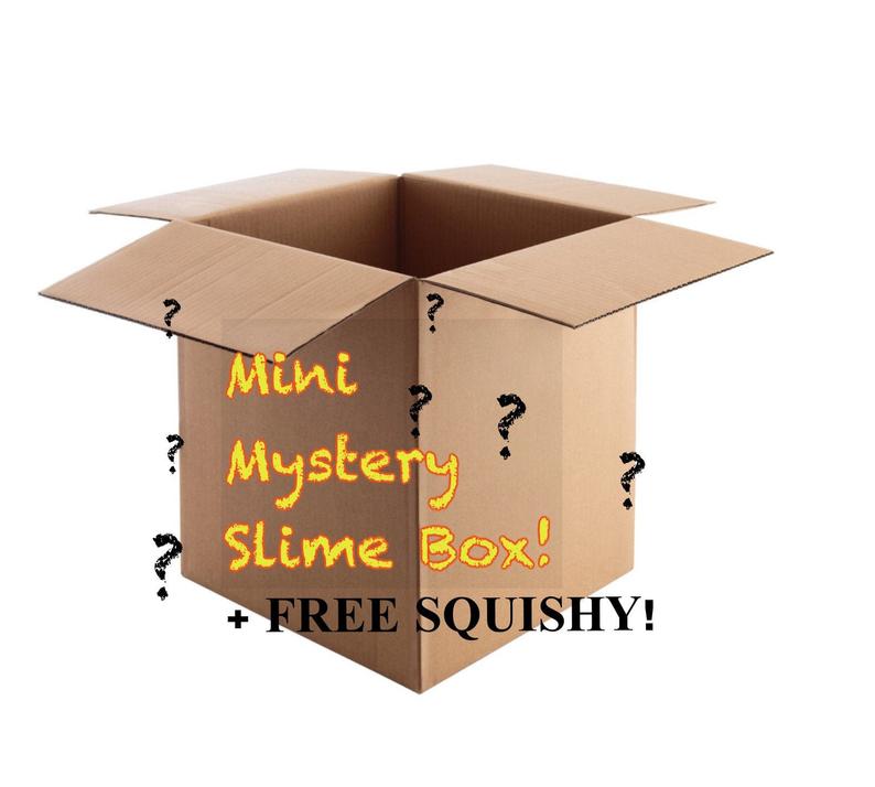 Mini Mystery Slime Box FREE SQUISHY