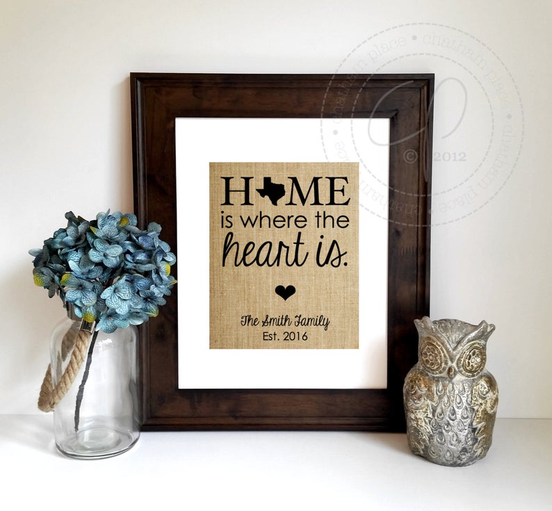 Personalized House Warming Gift  New Home Housewarming Gift