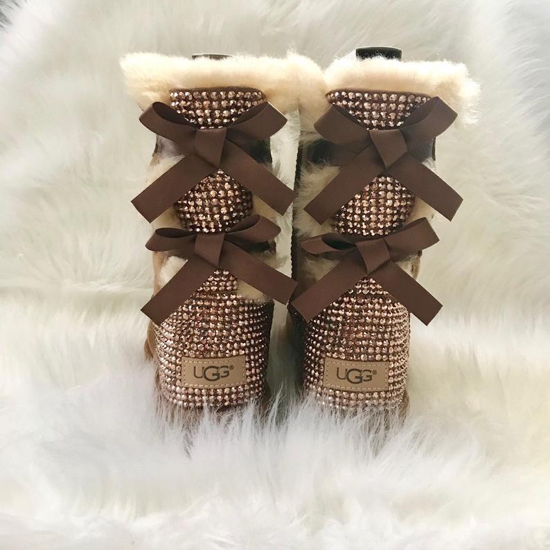 Bling UGG boots  crystal UGGs FREE SHIPPING bling snow