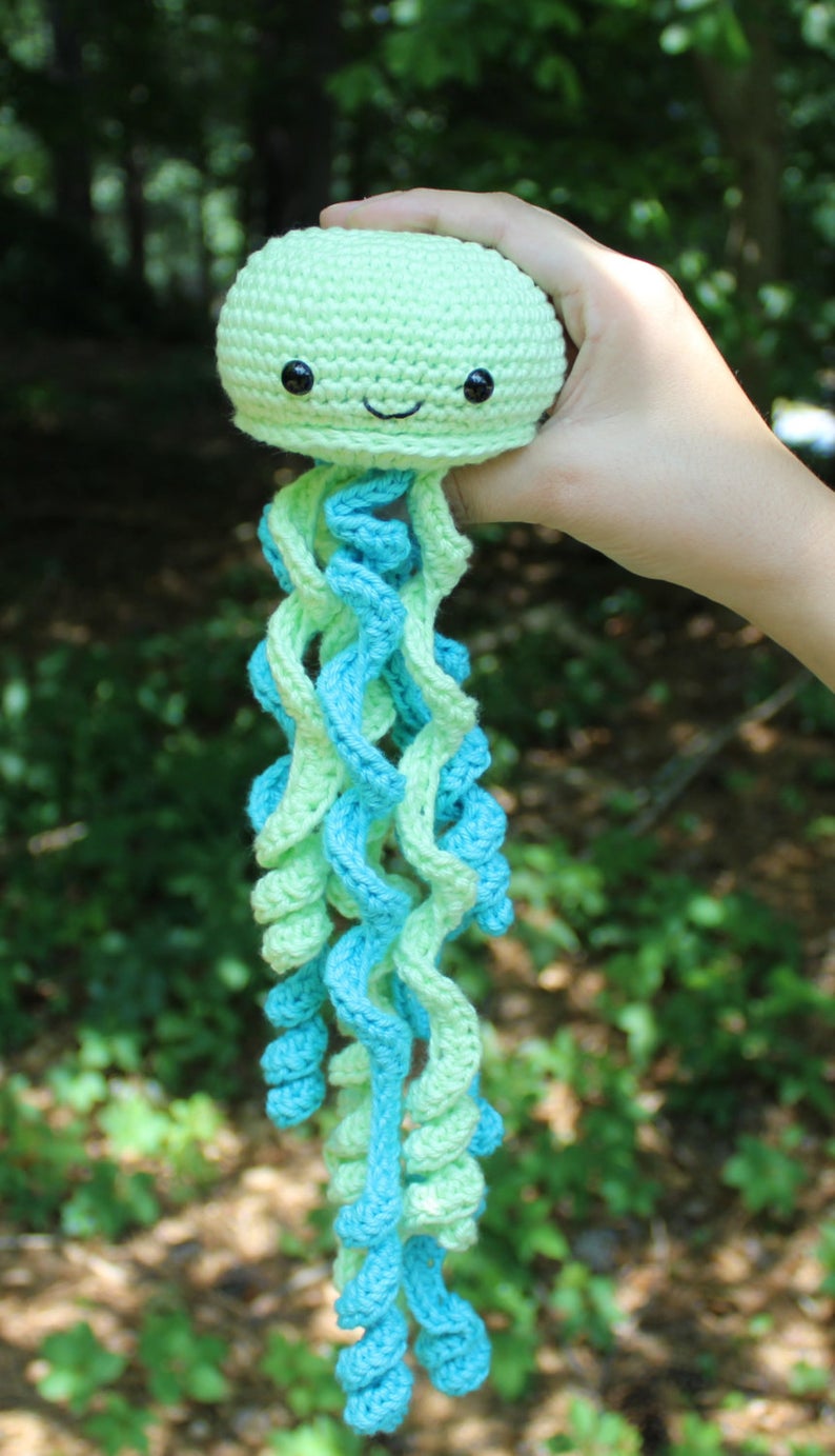Crochet Jellyfish / Jellyfish Custom / Baby Shower Gift / Baby