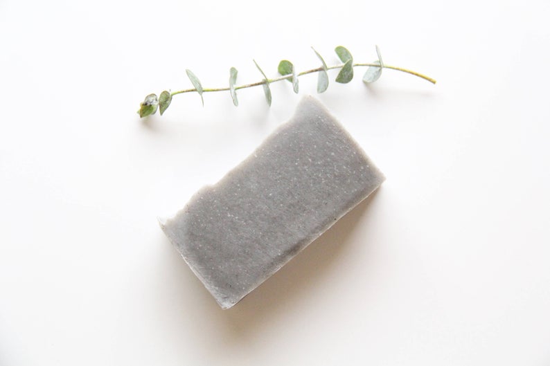 Eucalyptus Mint Dead Sea Mud Soap  Vegan All Natural Palm