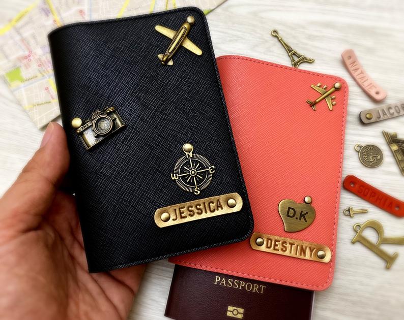 Personalized leather passport coverPassport CoverPassport