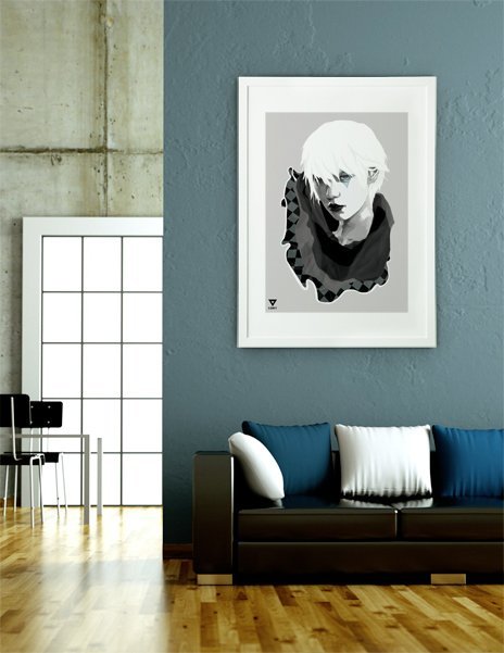 Pierrot, Fine Art Print by V.Envy Project