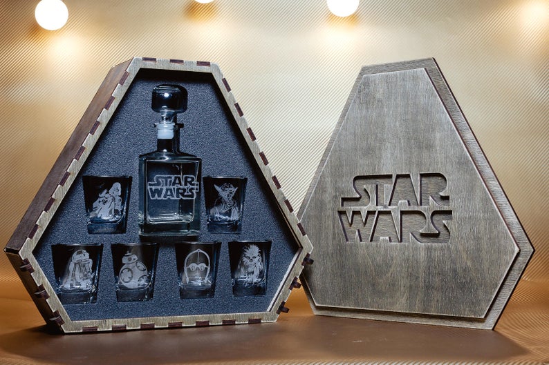 Star Wars Star Wars Gift  Star Wars Whiskey Decanter Set