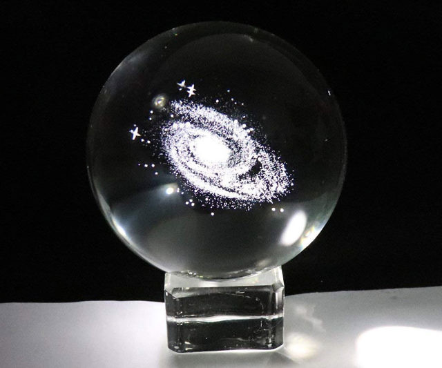Galaxy In A Crystal Ball
